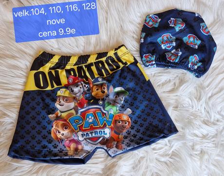 Plavky paw patrol, 104 / 110 / 116 / 128