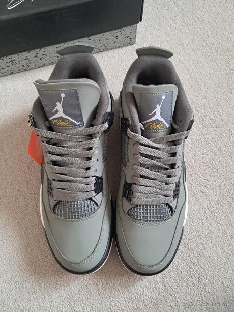 Air jordan 4 cool gray - nove s visačkou nike, nike,45