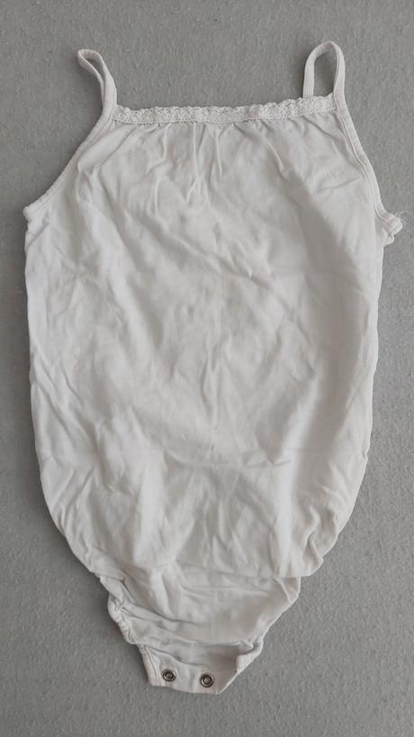 Bodytielko biele h&m 86, h&m,86