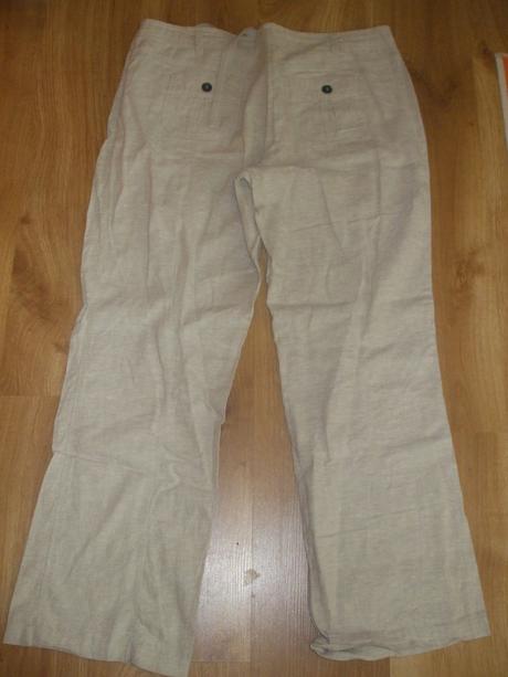 Ľanove nohavice, tesco,44