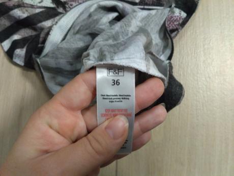 Tričko predĺžené, f&f,xs