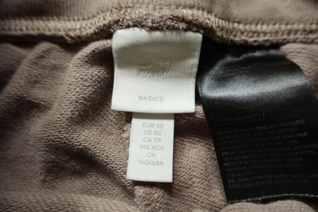 Tepláky h&m basic, h&m,xs