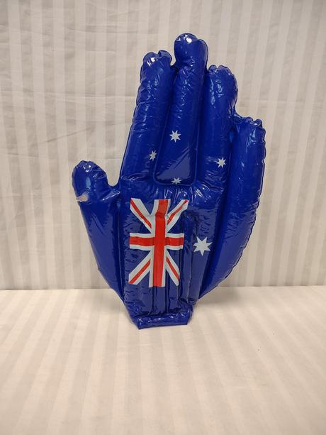 Nafukovacia ruka na fandenie vlajka austrália,