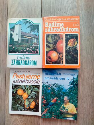Knihy - záhrada, 
