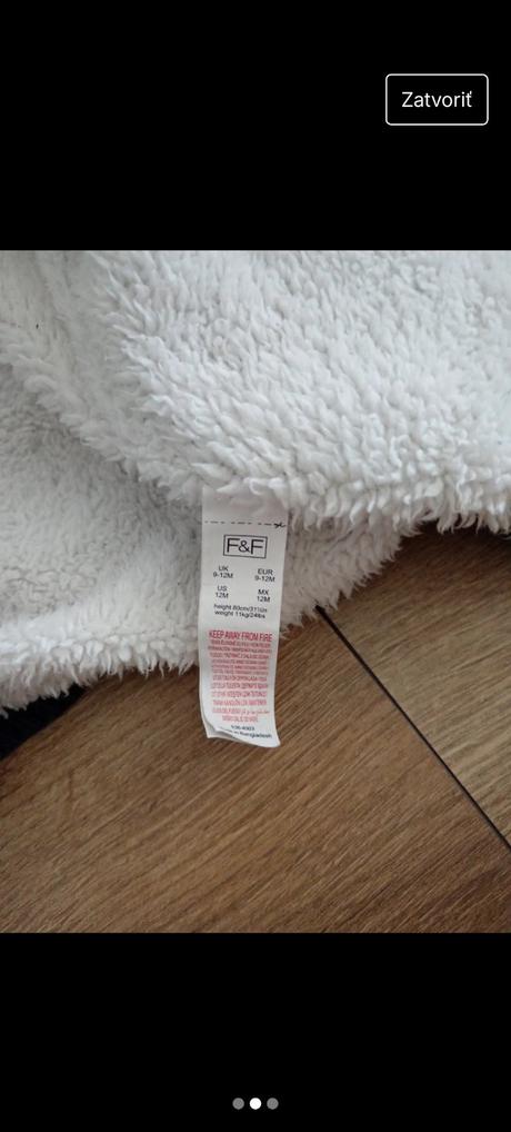 Dievčensky/chlapčensky sveter 9-12 mesiacov, f&f,74