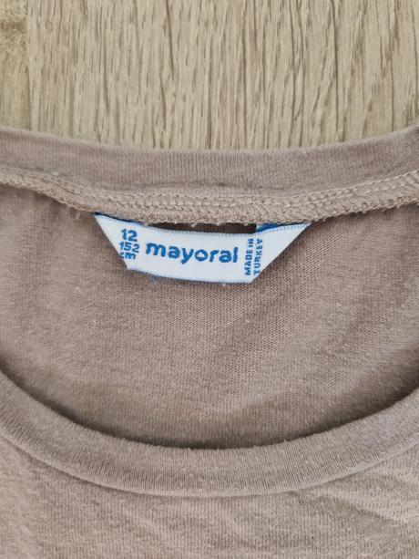 Tričko mayoral bavlnené bledohnedé, mayoral,152