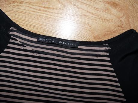 Pásková blúzka, zara,m