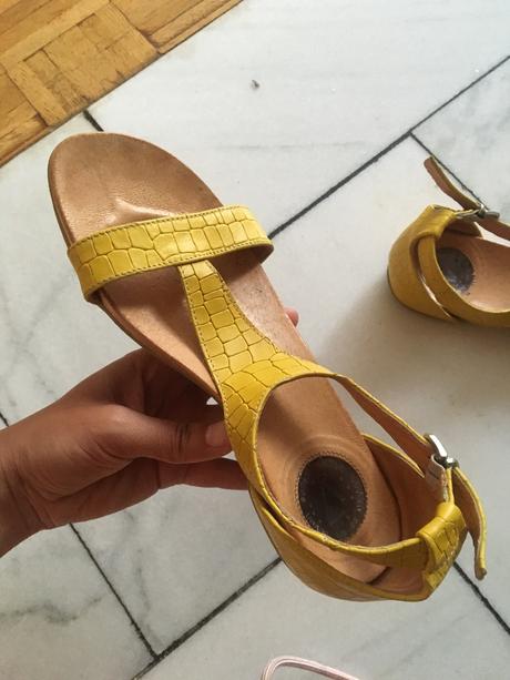 Kožené sandále, 38