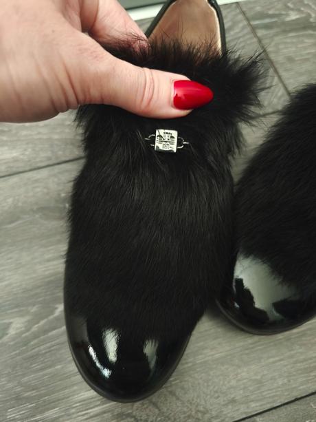 Kozene topanky hogl s pravou kozusinou, 35