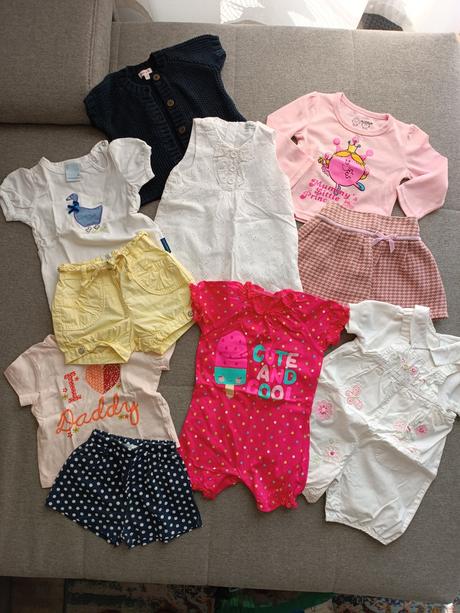 Balík pre dievčatko 6-9 mesiacov 18eur/10ks, 68–80