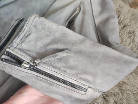 Kožená dámska bunda comma, l