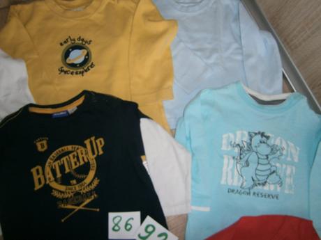 Tričká 86-92(cena za všetko), lupilu,86