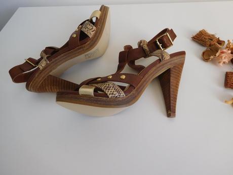 H&m-sandálky ecco koža-38v,, h&m,38