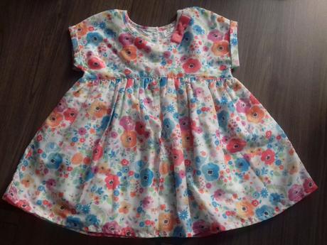 Kvietkove letne saty 12-18 mes., f&f,86