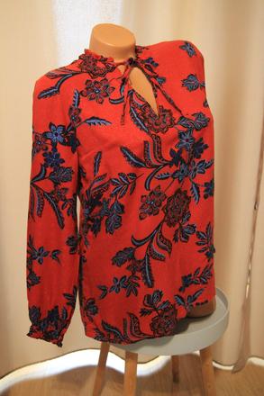 Kvietkovaná blúzka z viskózy, m, m