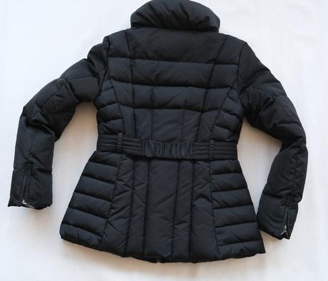 Čierna dámska elegantná páperová vetrovka, m