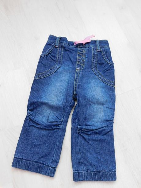 Mierne zateplené rifle 9-12 mes., cherokee,80