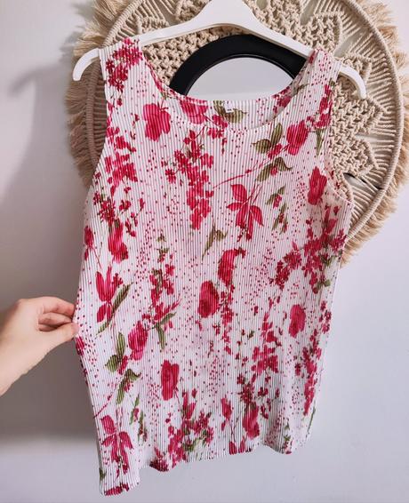 Rebrovaný letný top, xxl