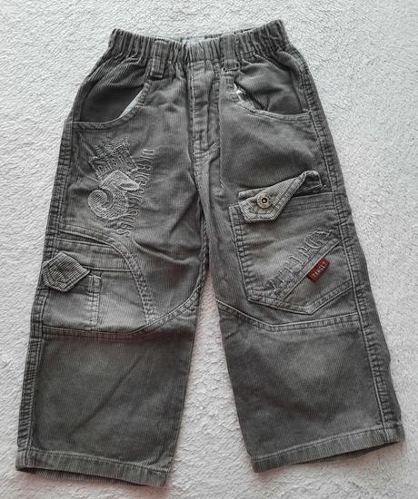 Menčestrové nohavice 92, 92