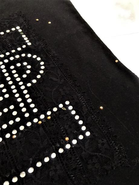 Rockové tielko s trblietavými kamienkami, elle,l