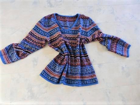 Pulóver s nórskym vzorom, xl