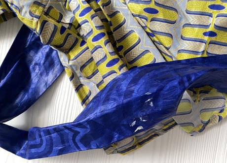 Luxusný peplum top, s