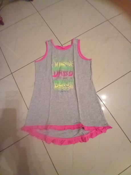 Dievčenská tunika bez rukávov na 12 rokov, original marines,164