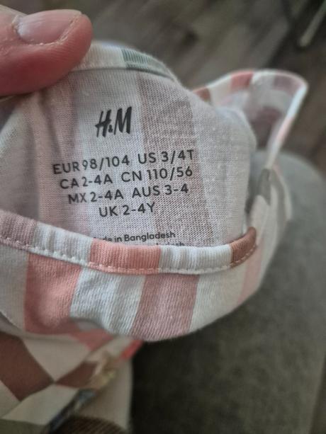Letné šaty, h&m,98