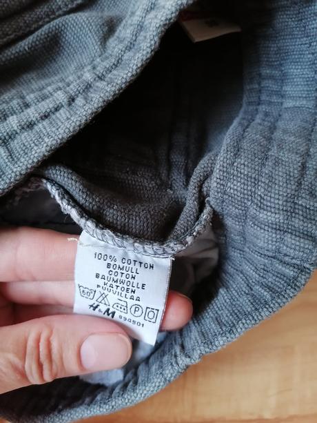 Šedé nohavice - 98 h&m, h&m,98
