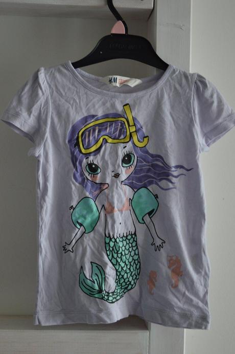 Tričko morská panna 98/104, h&m,98