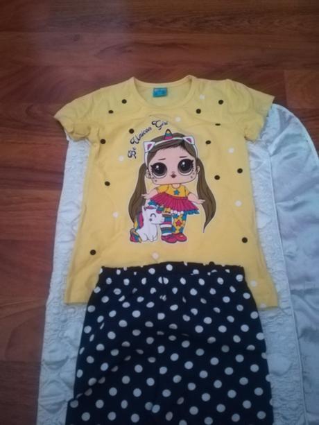 Tričko + trištvrťáky ve+. 128, 128