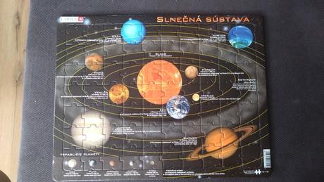 Puzzle larsen slnečná sústava, 