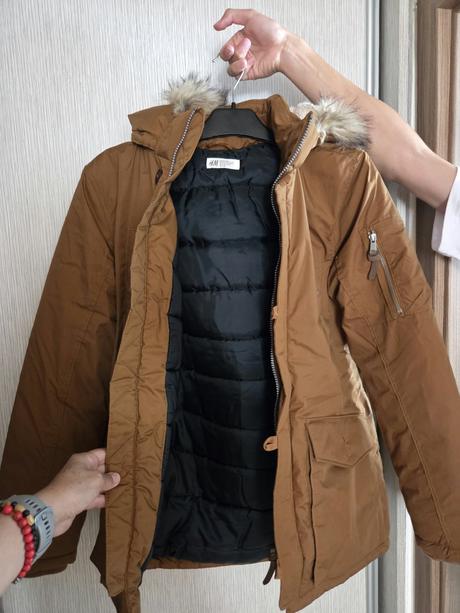 Zimná bunda, h&m,158