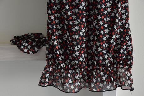 Hviezdičková blúzka s mašlou yd, 128