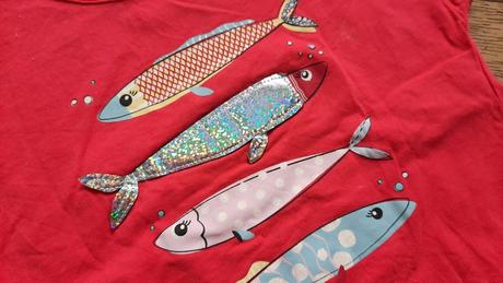 Tricko benetton s rybkami, vel. 3-4 r., benetton,98