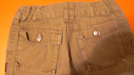 Zelené riflové nohavice pre dievčatá, 140