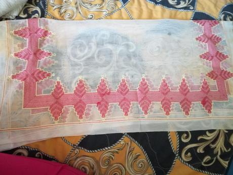 Ozdobne retro obrúsky 3 ks roznej velkosti,