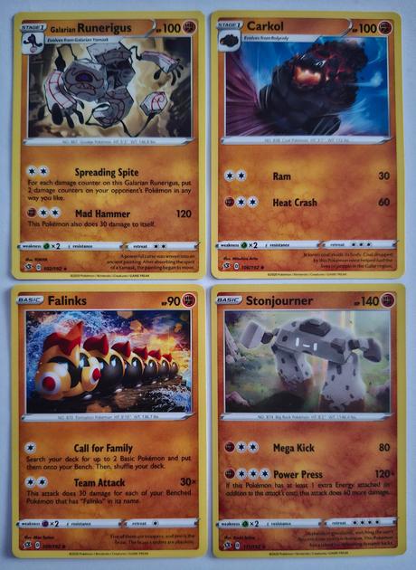 Pokémon karty "rebel clash" (2),