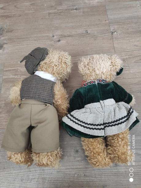 Párik vintage medvedíkov,