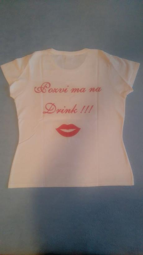 Dámske tričko s nápisom, m