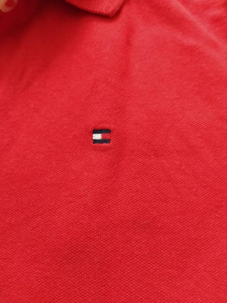 Červené tričko., tommy hilfiger,s