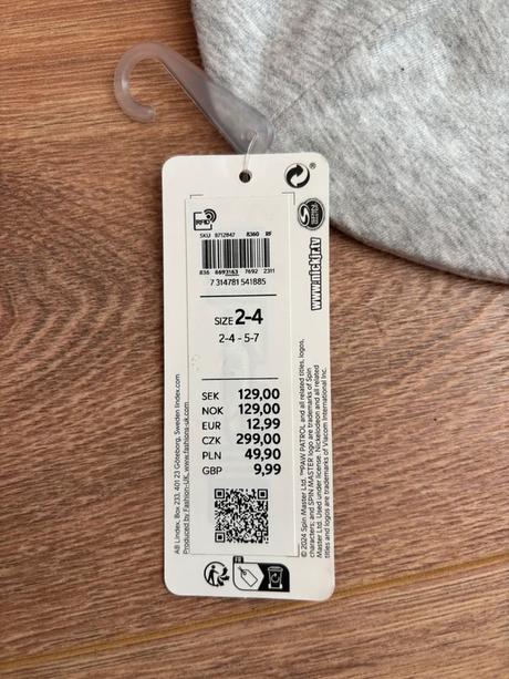 Zimná čiapka lindex - labkova patrola, lindex,50