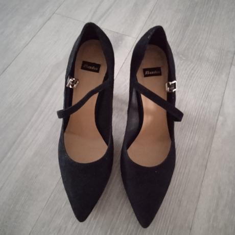 Lodičky semiš pravá koža, baťa,38