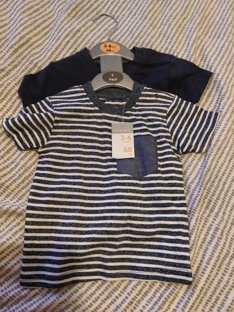 Duopack kratky rukáv, primark,68