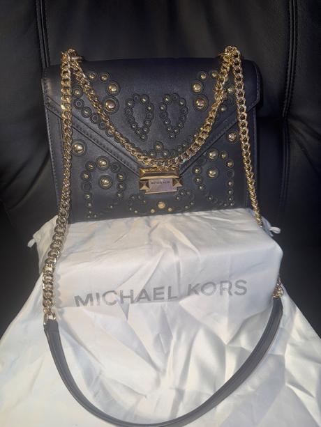 Crossbody michael kors modrá, michael kors