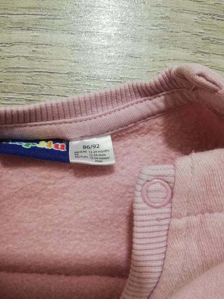 2 zateplene mikiny,  86/92, lupilu,92