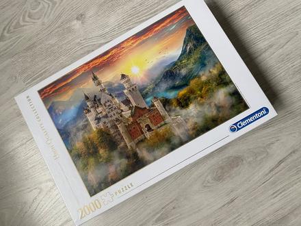 Puzzle clementoni 2000 dielikov zamok, 