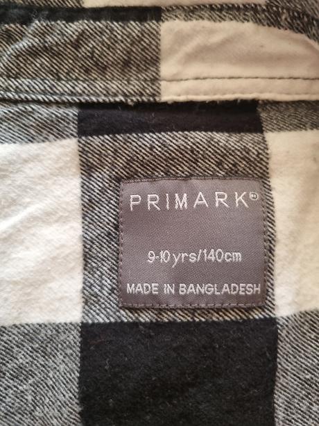 Kockovana kosela, primark,140