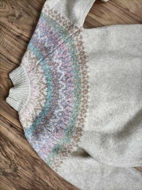 Pulover s nórskym vzorom, reserved,s