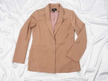 Kvalitné svetlohnedé sako h&m, h&m,42